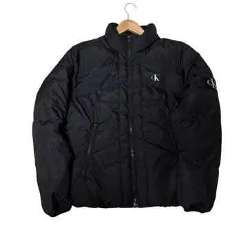 새상품급 Calvin Klein Jeans 블랙 다운 자켓 경량