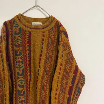 [ 초레어 빈티지 새상품급 ] 일본제 총무늬 니트
