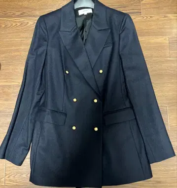 Untit_ 네이비 더블 브레스트 자켓 사이즈 1