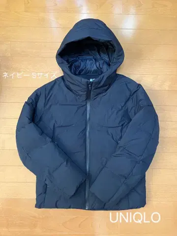 UNIQLO 심리스 다운 네이비