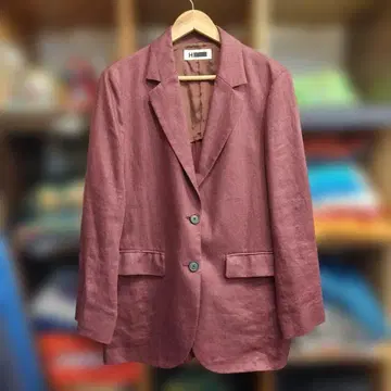에이치 뷰티&유스 린넨 자켓 퍼플 S