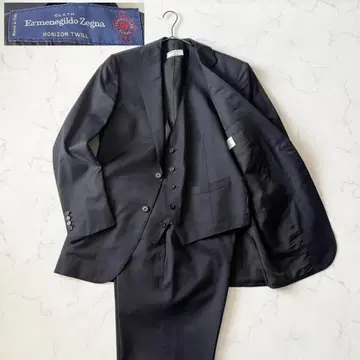 투모로우랜드 필그림 제냐 쓰리피스 셋업 수트 블랙 50