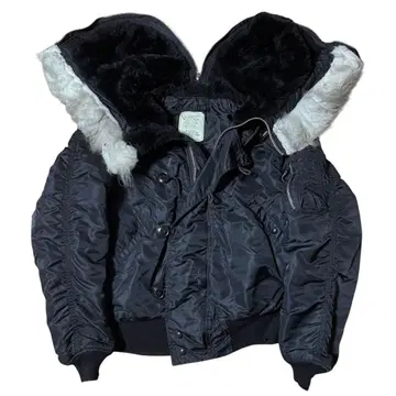 ALPHA 80s USA N-2B 쇼트 플라이트 자켓 M 블랙