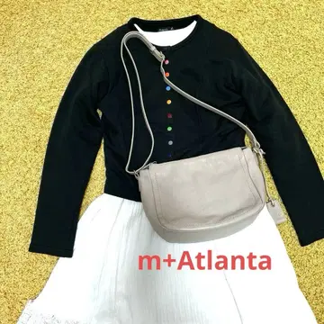 atlanta 애틀랜타 천연 가죽 숄더백