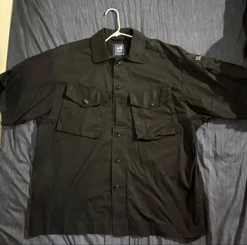 ROYAL NAVY 워크 셔츠 블랙 사이즈 3