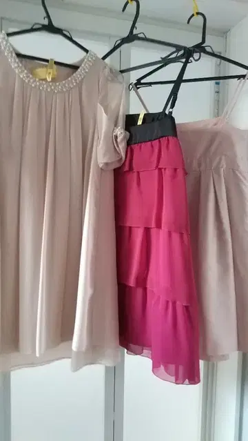 핑크 계열 세레모니 수트 3점 세트