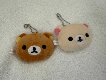 리락쿠마 코리락쿠마 봉제 인형 키링 거울 세트