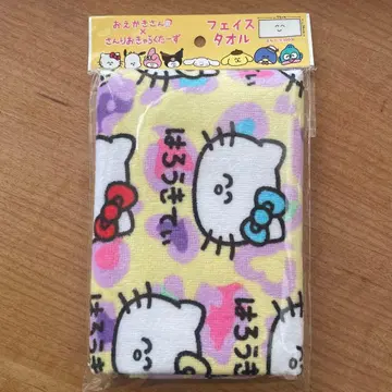 오에가키상 산리오 헬로키티 키티 타월 미사용 새상품
