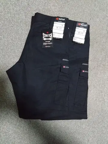 BURTLE 9082 블랙 워크 팬츠 M