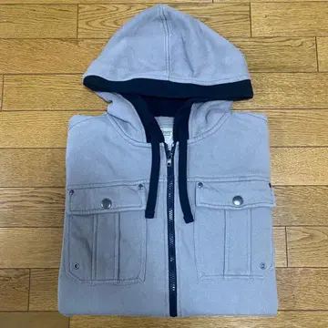 no boundaries 가슴 포켓 후드티 L