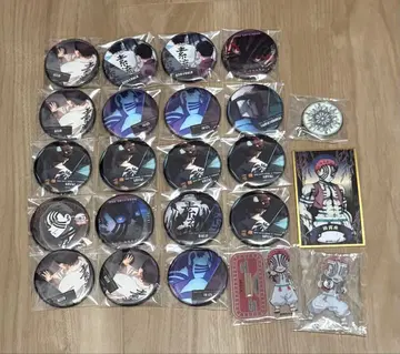 귀멸의 칼날 아카자 코하쿠 코유키 캔뱃지 아크링 키링 묶음 판매