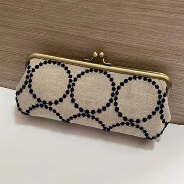 미나 페르호넨 가마구치 파우치 핸드메이드 탬버린 펜 케이스