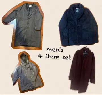 [ 초특가 선착순 ] 남성용 아우터 4세트