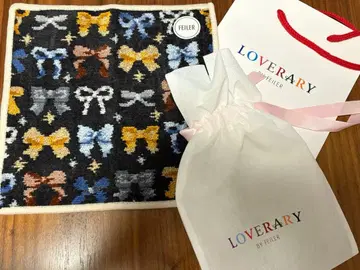 FEILER 페이러 메니 리본즈 손수건 새상품 라브라리