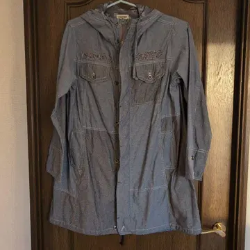 DRUG'S STORE 후드 부착 데님 자켓