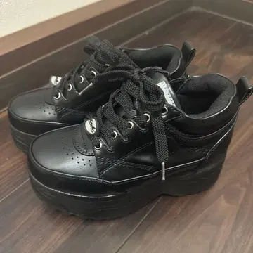 YOSUKE 요스케 스탠다드 모델 통굽 레이스업 스니커즈