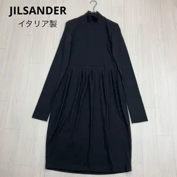 질 샌더 하이넥 니트 원피스 이탈리아제