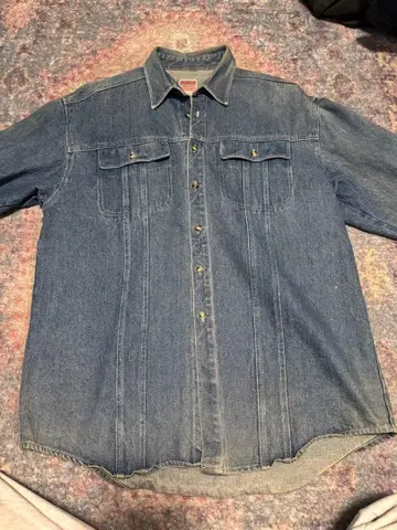 TOMY CORT 데님 긴팔 셔츠