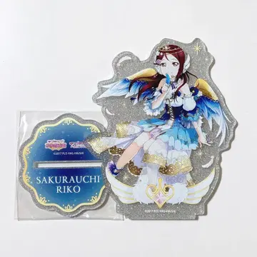 Aqours 사쿠라우치 리코 반짝이는 아크릴 스탠드 천사ver