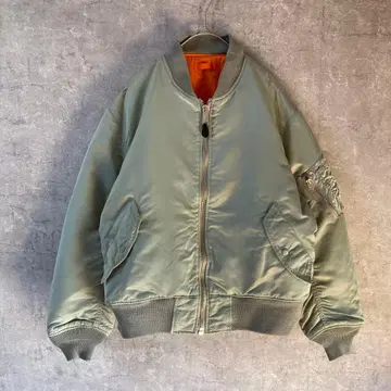 PRACT 80s 90s MA-1 플라이트 자켓 그레이 M 사이즈