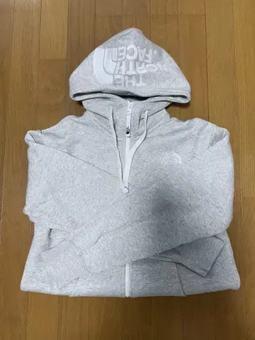 THE NORTH FACE 그레이 풀 집업 후드티