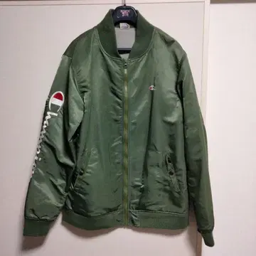 Champion 올리브 그린 블루종