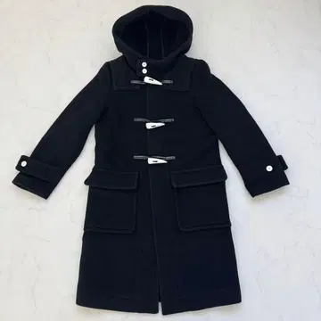 Hyke 블랙 사이즈 1 더플 코트 화이트 토글