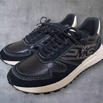 새상품 마이클코어스 DAX 로고 로우컷 가죽 스니커즈 블랙 26.5cm