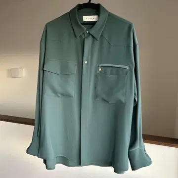 24-SS-019 Dry Double Satin Pocket Shirt