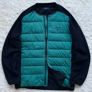 XL 사이즈 캘러웨이 절개 스타 스트레치 플리스 풀 집업 맨투맨