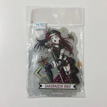 Aqours 사쿠라우치 리코 키라링 아크릴 스탠드 펑크 록 ver.