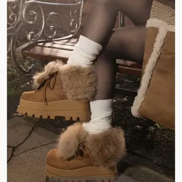 darich 라이닝 퍼 엔지니어 부츠