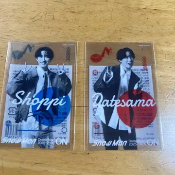 SnowMan DOME TOUR ON 클리어 스티커 유리조