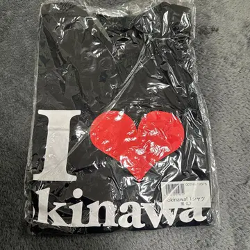 I love kinawa T셔츠 블랙 L 사이즈