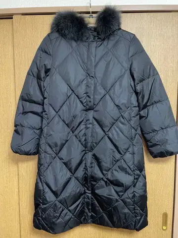 롱 기장 다운 코트