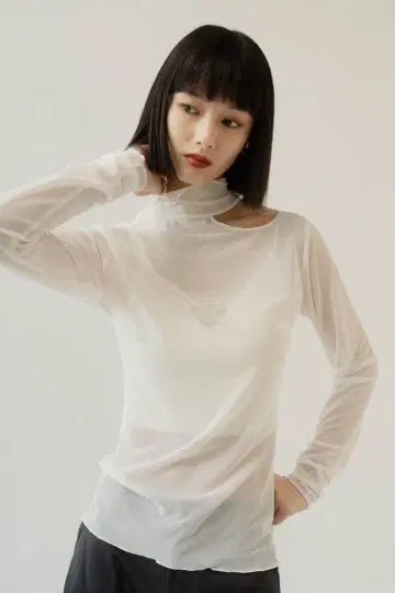 Knuth Marf sheer 로고 탑스 화이트