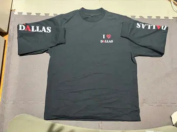 I DALLAS 롱 슬리브 T셔츠 블랙