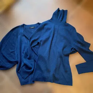 INED 멋진 블루 앙상블 새상품급