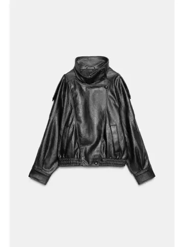 zara 인조 가죽 자켓