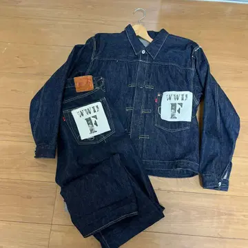 FULL COUNT & CO. 데님 자켓 W34 L34