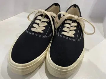 TROPHY US 8/26cm 블랙 캔버스 로우컷 스니커즈