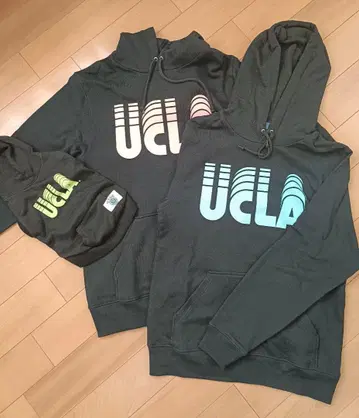 UCLA 블랙 후드티 3종