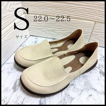 [리게타] 미사용급 슬립온 드라이빙 슈즈 경량 22.5 화이트