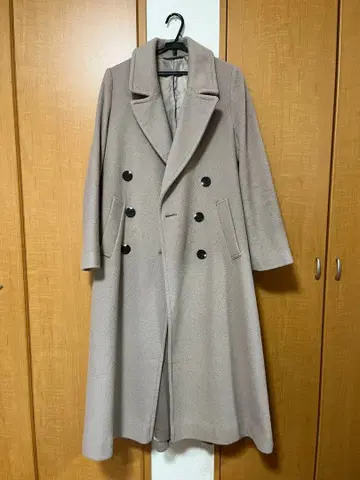 cocodeal 백 플레어 롱 코트 2 사이즈 베이지