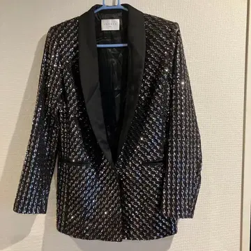 sandro 스팽글 테일러드 자켓