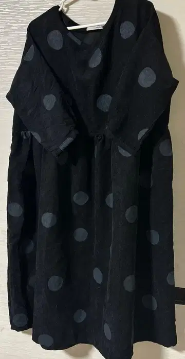 sandy 도트 원피스 튜닉 가을/겨울 체형 커버