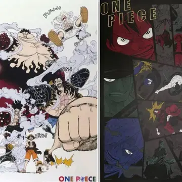 원피스 전 아트 포스터 2장 세트