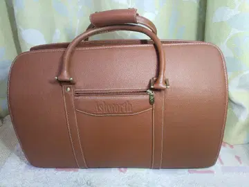 보스턴백 Ashworth 천연 가죽 여행 가방