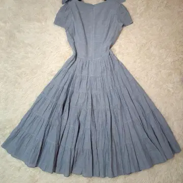 새상품급 카탈로그 게재 엠즈 그레이시 반팔 티어드 원피스