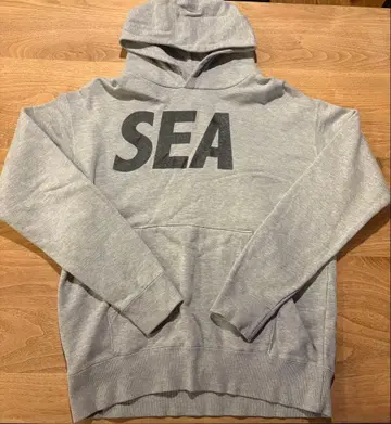 WIND AND SEE 윈드앤씨 그레이 후드티